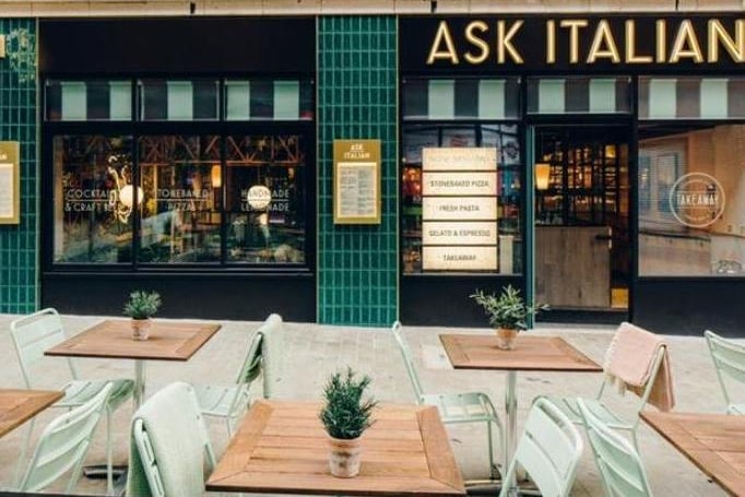 A total of 75 Ask Italian restaurants closed permanently due to the pandemic in 2020. The Leeds restaurant is no longer listed on the website. Photo: Ask Italian