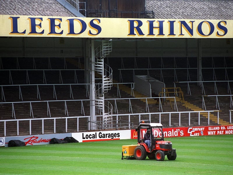 The south stand at Headingley was set to be redeveloped.