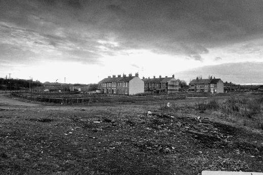 Derelict land in Fryston