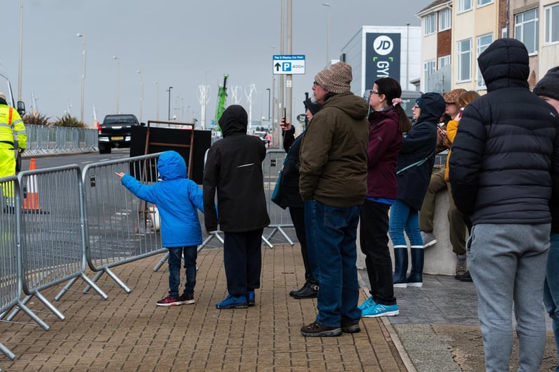 Star Wars fans come to get a closer look at the action in Cleveleys