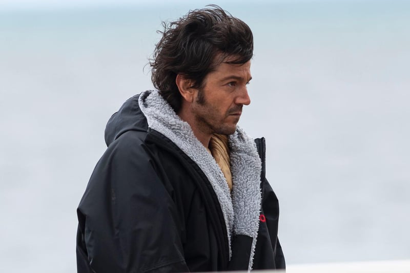 The main man, Mexican actor Diego Luna, 41, is seen on set for Andor