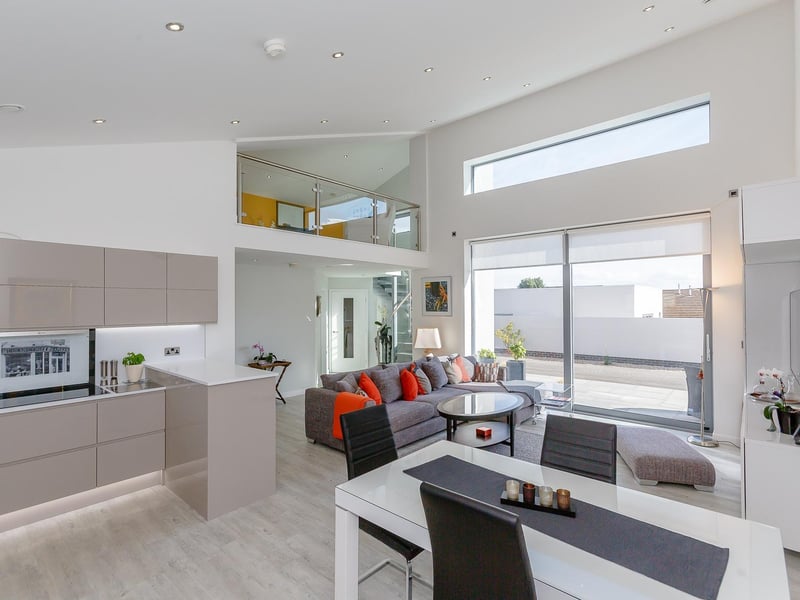 Sleek, clean lines within the Hunmanby property