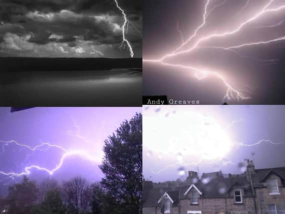 These 12 images show lightning in the Harrogate district.