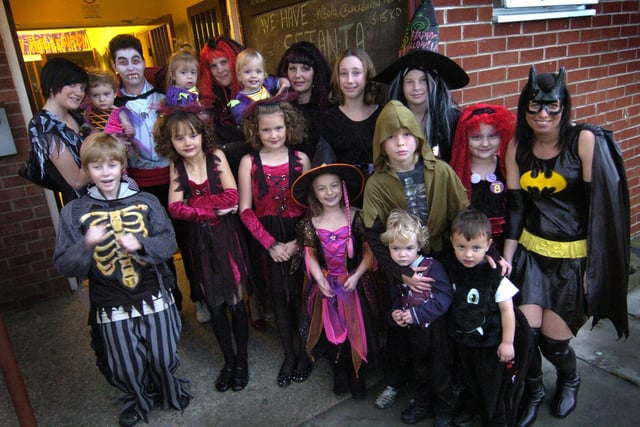 A Halloween fundraiser at Whitby Rugby Club raises cash for a neonatal unit in Middlesbrough.