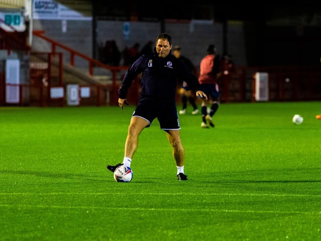 Crawley Town assistant manager Lee Bradbury