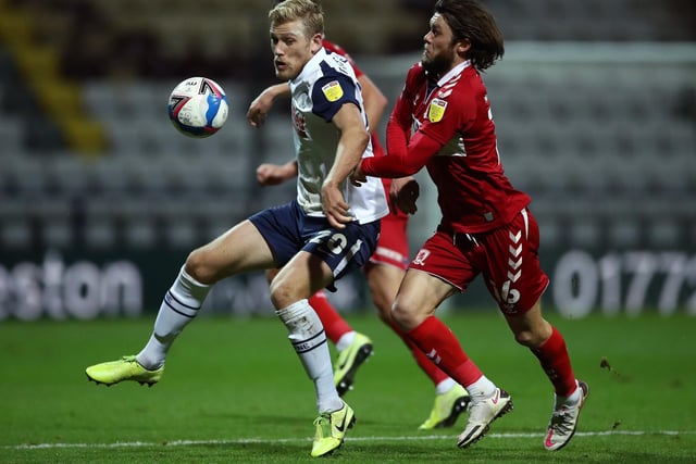 JAYDEN STOCKLEY (Preston to Charlton): A loan move for the powerfully built striker who was often linked with Posh in his Exeter days. Photo: Tim Goode PA.