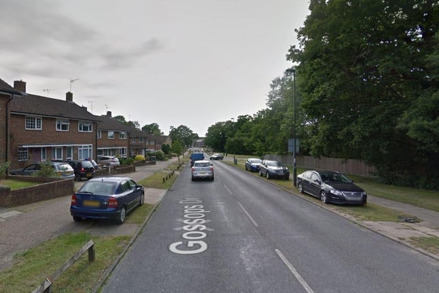 Ifield & Gossops Green has seen rates of positive Covid cases fall by 14.3 per cent, from January 14 to January 21. Photo: Google Streetview