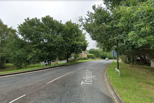 Broadfield East has seen rates of positive Covid cases fall by 39.1 per cent, from January 14 to January 21. Photo: Google Streetview