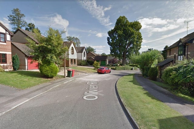 Maidenbower East & Worth has seen rates of positive Covid cases fall by 59.2 per cent, from January 14 to January 21. Photo: Google Streetview