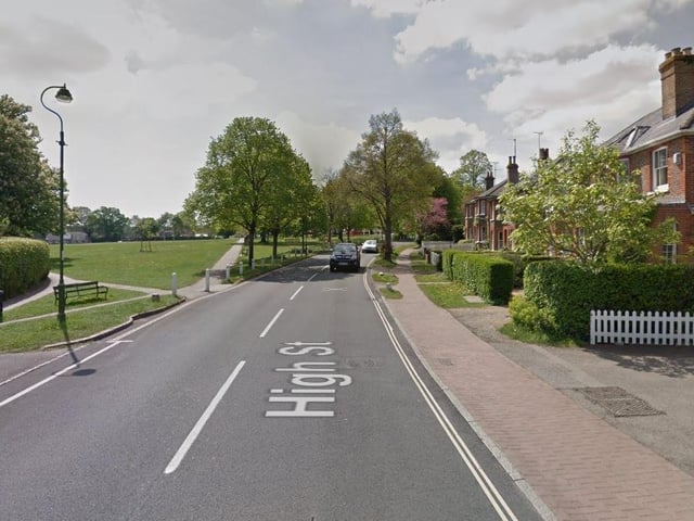 Haywards Heath North East has seen rates of positive Covid cases fall by 17.9 per cent, from January 14 to January 21. Photo: Google Streetview