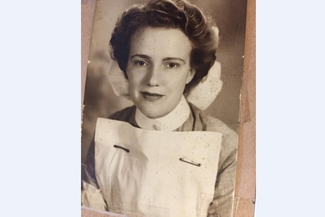 Jocelyn's mother Betty in her days as a nurse.