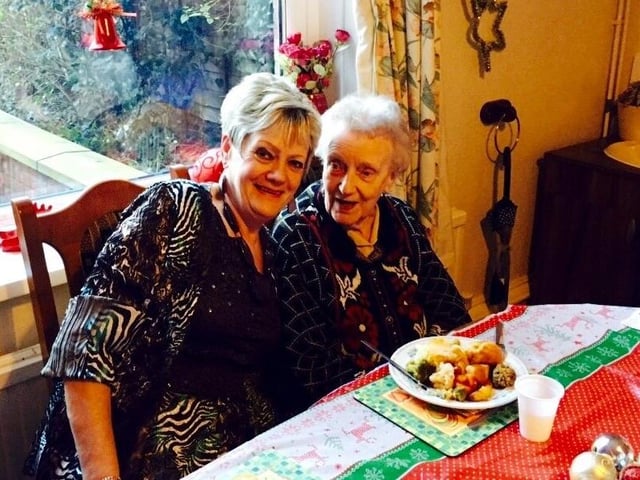 Jocelyn and her mother Betty.