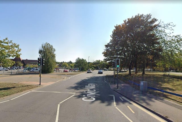 Burgess Hill Central has seen rates of positive Covid cases fall by 23.1 per cent, from January 14 to January 21. Photo: Google Streetview