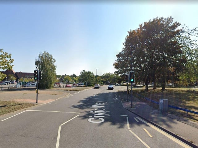 Burgess Hill Central has seen rates of positive Covid cases fall by 23.1 per cent, from January 14 to January 21. Photo: Google Streetview