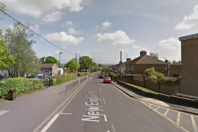 Haywards Heath East has seen rates of positive Covid cases fall by 69 per cent, from January 14 to January 21. Photo: Google Streetview