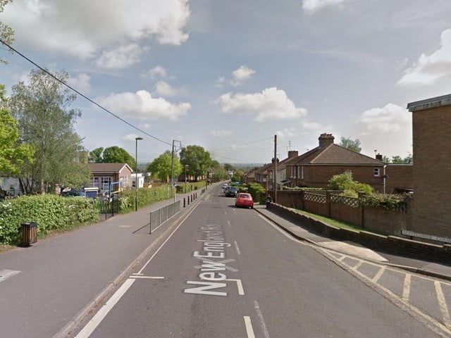 Haywards Heath East has seen rates of positive Covid cases fall by 69 per cent, from January 14 to January 21. Photo: Google Streetview