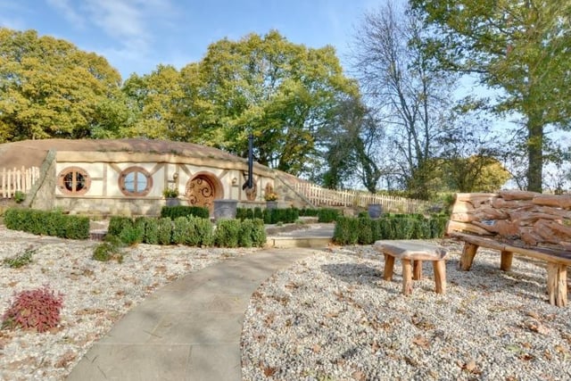 This lovingly crafted woodland escape - complete with hot tub - is withing walking distance to Bodiam Castle and is set within the owner's vineyard.