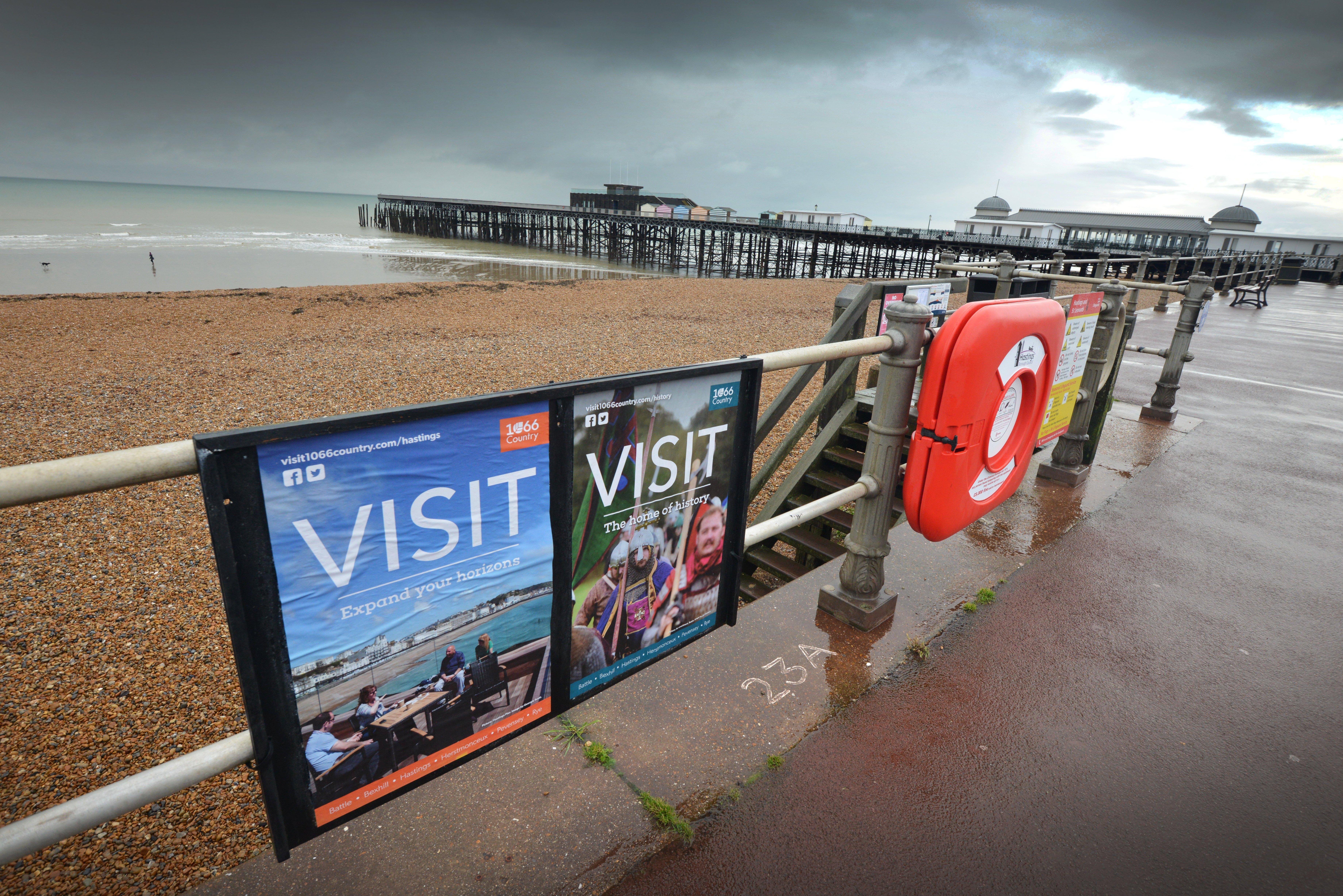 Hastings seafront 5/1/21 SUS-210501-141543001