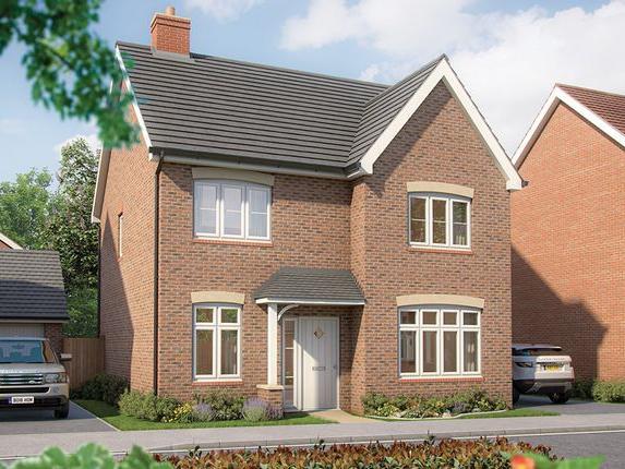 A modern take on a traditional design, this four-bedroom detached features an en-suite and built-in wardrobe to the main bedroom, an office or study option, garage and allocated parking and a 10-year NHBC Buildmark warranty. Price: £469,995