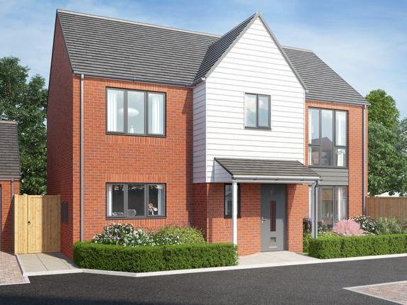 This stunning four-bedroom detached family home is finished to a high specification, and boasts an en-suite to the master bedroom, utility room, garage and allocated parking. Price: £445,000