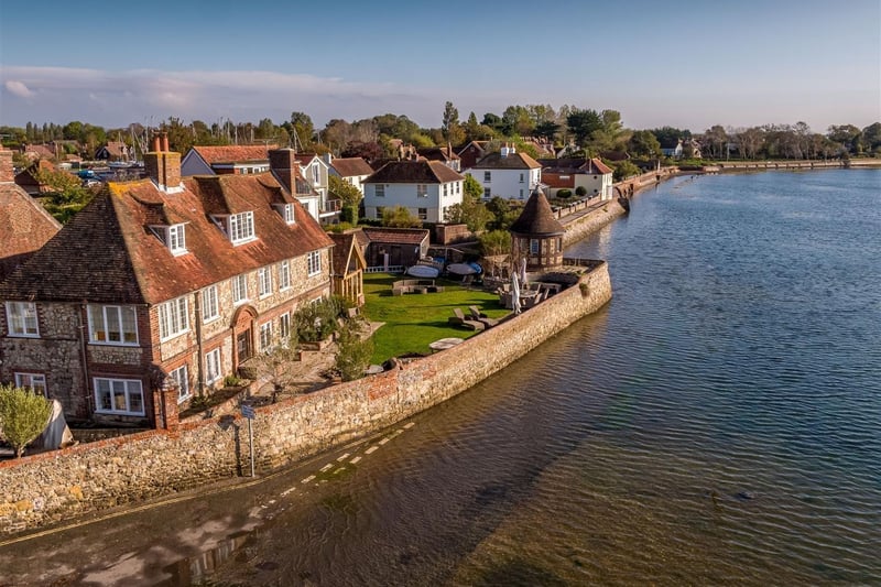 A Grade II listed house with stunning views on the shore of Chichester Harbour. Price: on application.