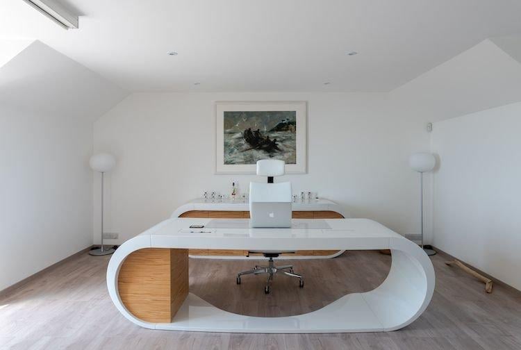 Light-filled four bedroom home with oversized triple-glazed windows everywhere to take full advantage of the sunshine in summer and the dramatic weather of autumn and winter. Price: £3,500,000.