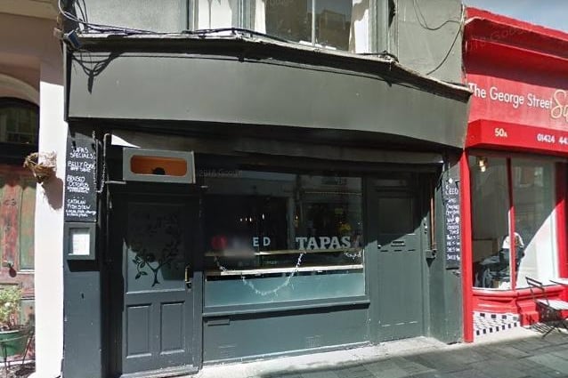 Tapas small plates range from £3.5 - £10 with a choice of meat, fish and vegetarian. You can order from this tapas restaurant in George Street, Hastings via the website mylocaldeliveries.com or call 01424 429 221.