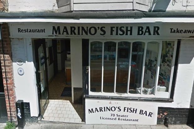 Due to the pandemic the fish bar in The Mint is running a limited takeaway/collection service between noon and 9pm Tuesday to Sunday. Visit marinosrye.touchtakeaway.net/menu