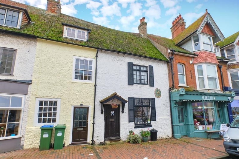 This deceptively spacious two double bedroom Grade II listed cottage is located in the town centre 0.2 miles from Seaford railway station. Price: £319,000.
