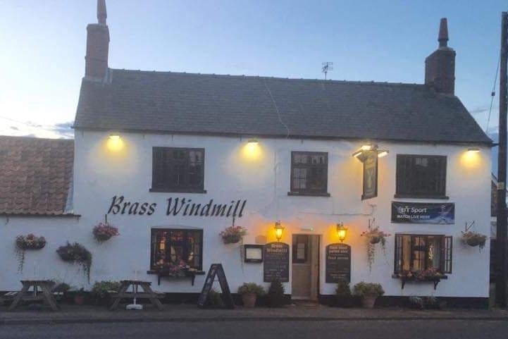 The Brass Windmill, Helpringham. The village local with beamed ceilings. Pub was acquired at the end of 2015 and changed its name from the Nags Head and is free of tie, and supported by community. The pub regularly has a beer from the 8 Sail brewery which is just a few miles down the road. EMN-210317-162036001