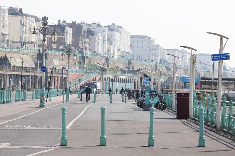 The most common place people arrived in the area from was Brighton and Hove, with 1,093 arrivals in the year to June 2019.