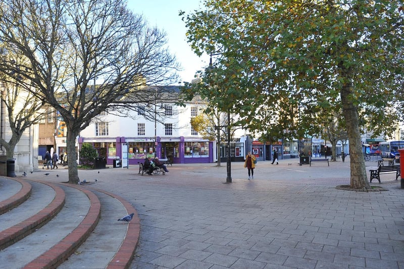 The ninth most common place people arrived in the area from was Worthing, with 139 arrivals in the year to June 2019. Pictured is Worthing town centre.