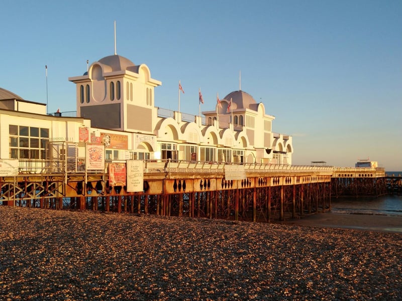 The sixth most common place people arrived in the area from was Portsmouth, with 298 arrivals in the year to June 2019. Pictured is South Parade Pier in Southsea.