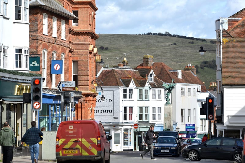 The most common place people left the area for was Lewes, with 1,976 departures in the year to June 2019.