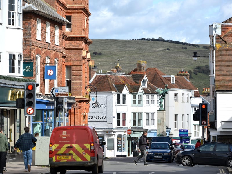 The most common place people left the area for was Lewes, with 1,976 departures in the year to June 2019.