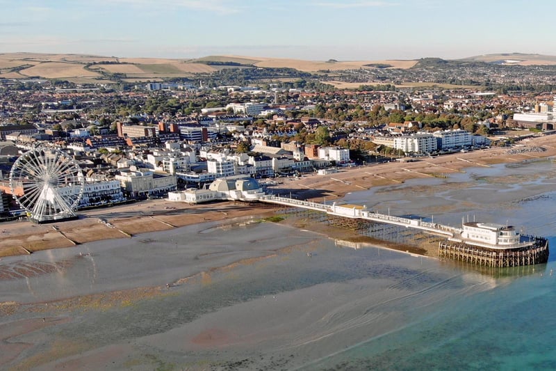 The third most common place people left the area for was Worthing, with 1,202 departures in the year to June 2019.