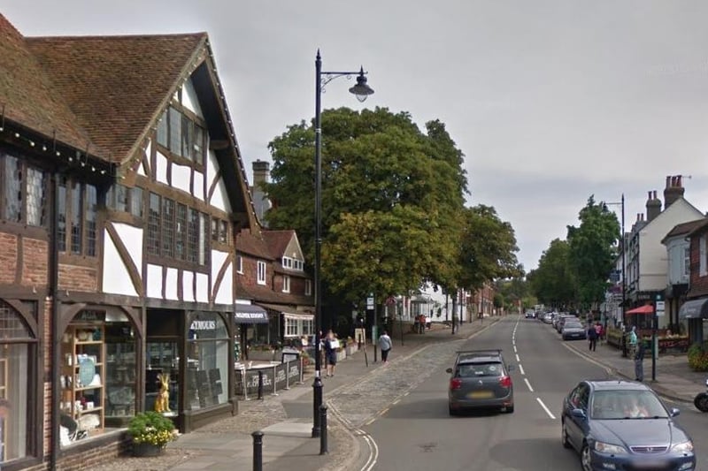 The third most common place people arrived in the area from was Waverley, with 399 arrivals in the year to June 2019. Pictured is Haslemere.