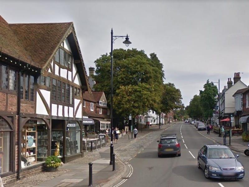 The third most common place people arrived in the area from was Waverley, with 399 arrivals in the year to June 2019. Pictured is Haslemere.