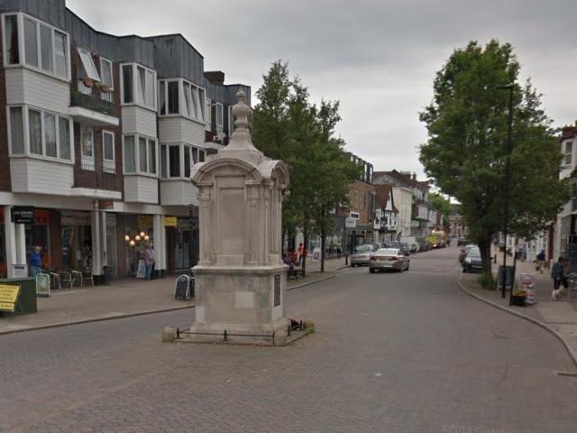 The fourth most common place people arrived in the area from was East Hampshire, with 383 arrivals in the year to June 2019. Pictured is Petersfield.