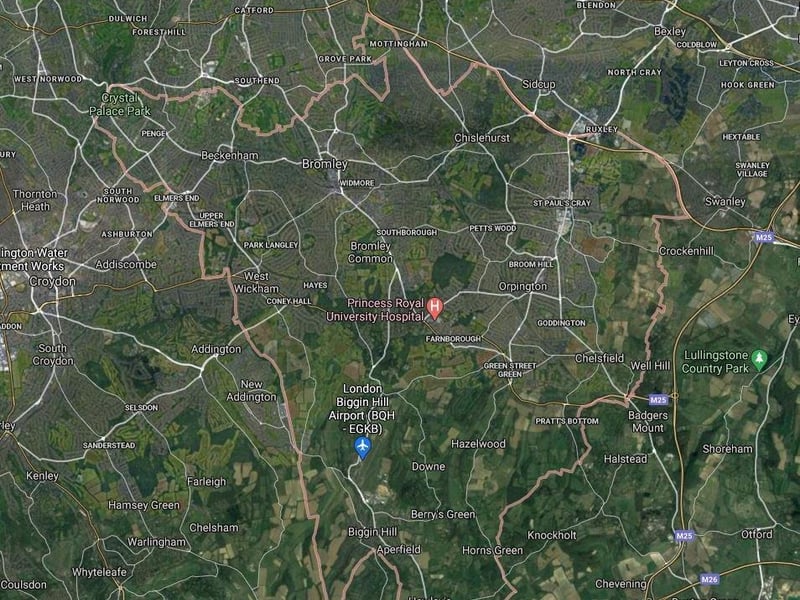 The ninth most common place people arrived in the area from was Bromley, with 158 arrivals in the year to June 2019.Photo: Google Maps