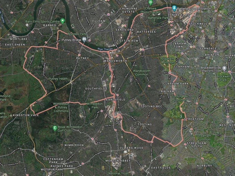 The tenth most common place people arrived in the area from was Wandsworth, with 125 arrivals in the year to June 2019.Photo: Google Maps