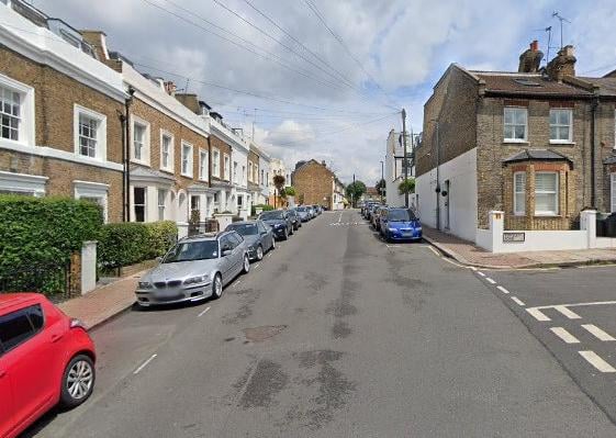 The tenth most common place people moved from Brighton and Hove to was Wandsworth, London, with 342 departures in the year to June 2019..  Picture from Google Streetview