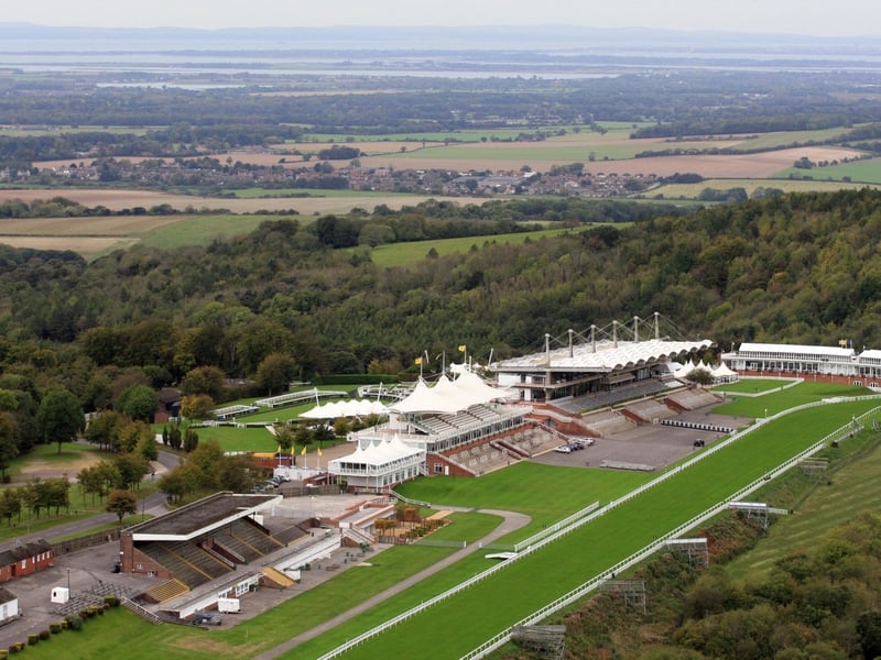HOR 081011 Aerial photo. Goodwood racecourse, looking southwest. photo by derek martin ENGSNL00120111010170415