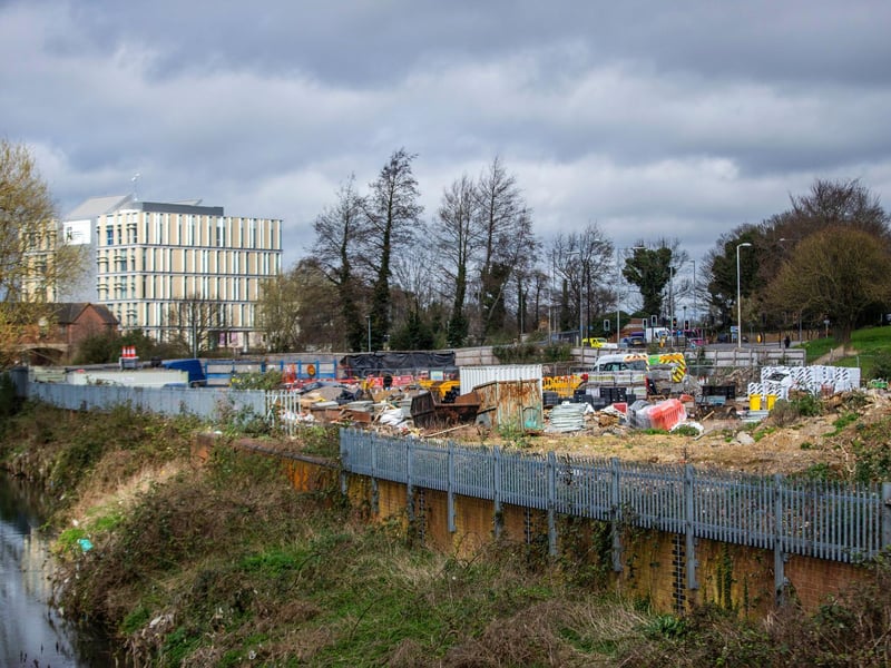 Development just off Towcester Road and the A45