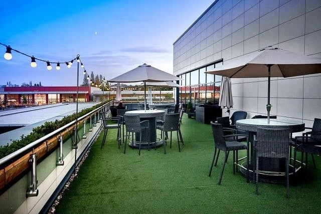 Visitors to The Terrace at Rushden Lakes will be able to enjoy a cocktail on the rooftop bar overlooking the lake.