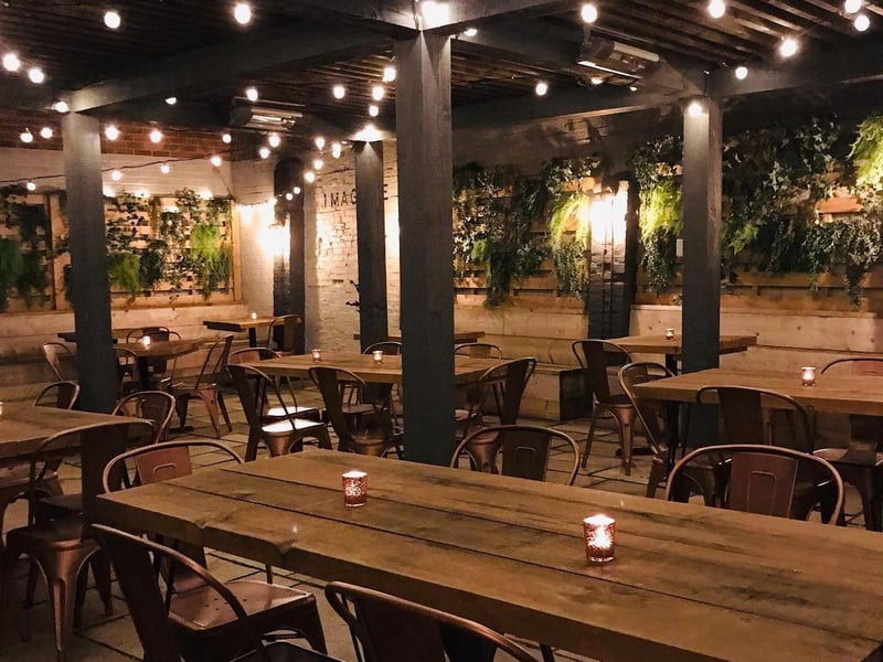 The Old Market Inn - located in Market Place, Kettering - has a beautiful garden area where visitors can enjoy their famous bottomless brunches, afternoon teas and cocktails. To make a reservation, call 01536 481144.