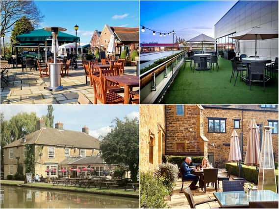 Many restaurants and pubs in Northamptonshire are reopening their stunning outdoor spaces from April 12.