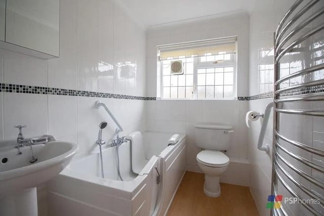 There are two modern bath/shower rooms. Picture: PSP Homes.