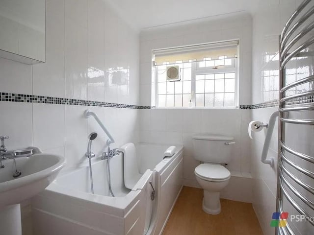 There are two modern bath/shower rooms. Picture: PSP Homes.