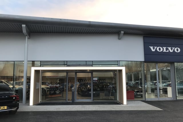 Exterior of the Volvo showroom on Boongate.